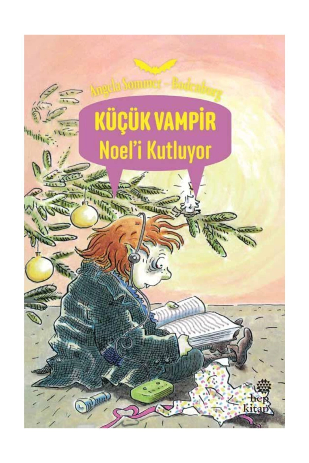Küçük Vampir Noel'i Kutluyor Kitabı Esinti