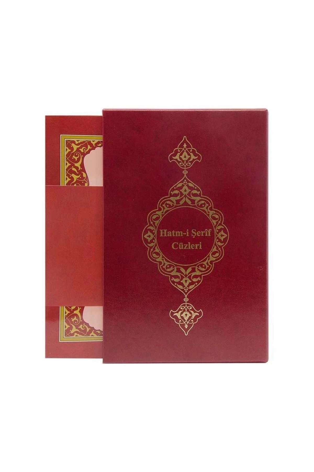 Orta Boy 30 Cüz Kur'an-ı Kerim (bordo, Karton Kapak, Kutulu)