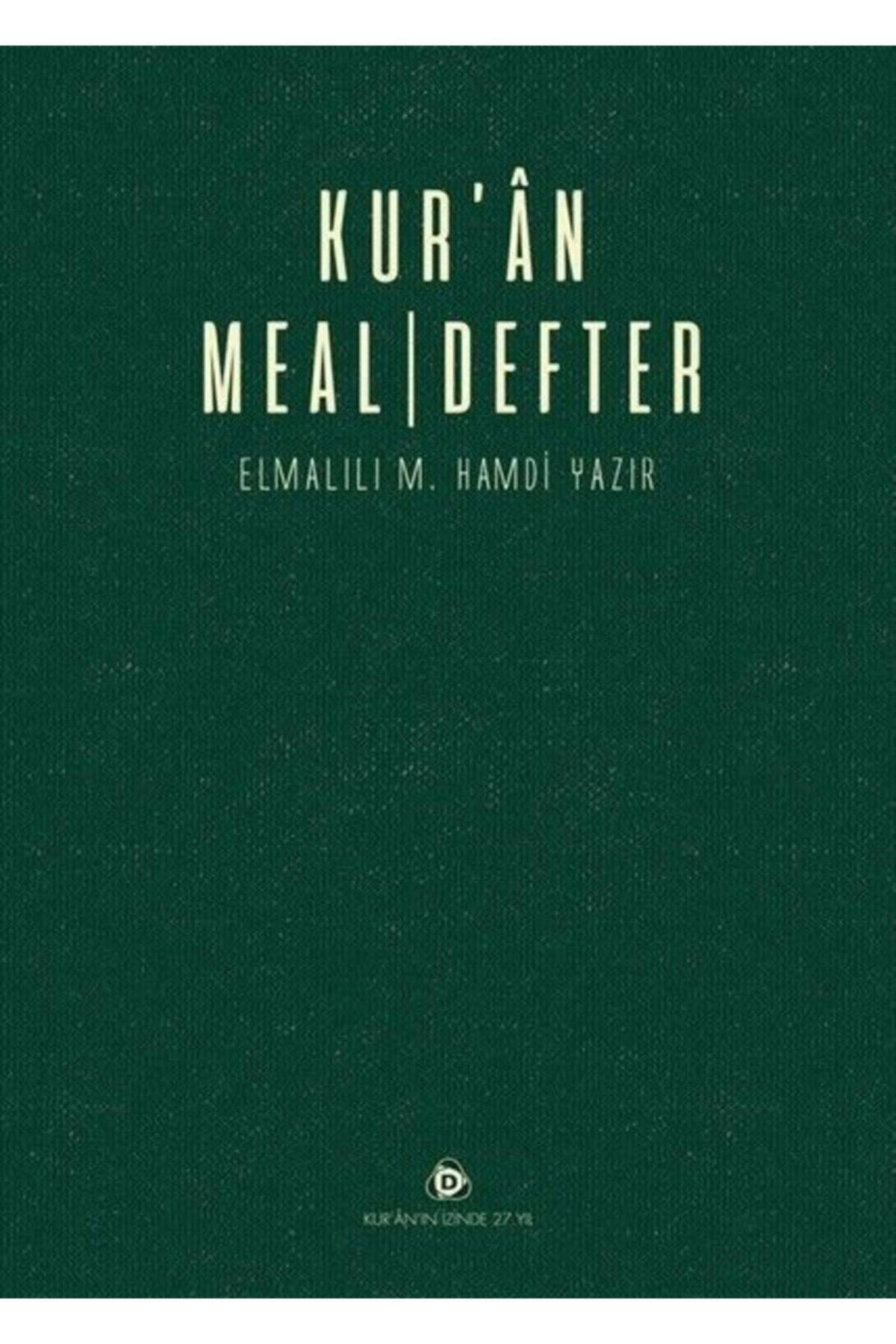 Kuran Meal Defter Elmalılı Muhammed Hamdi Yazır