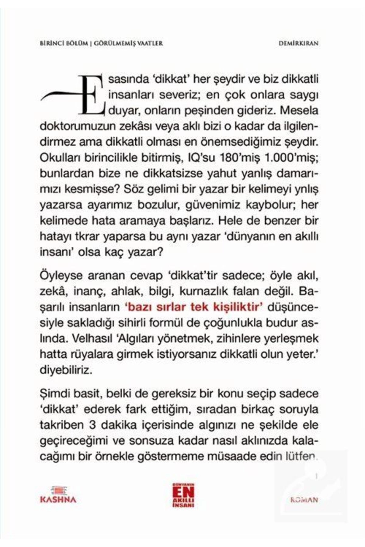 Bazı Sırlar Tek Kişiliktir