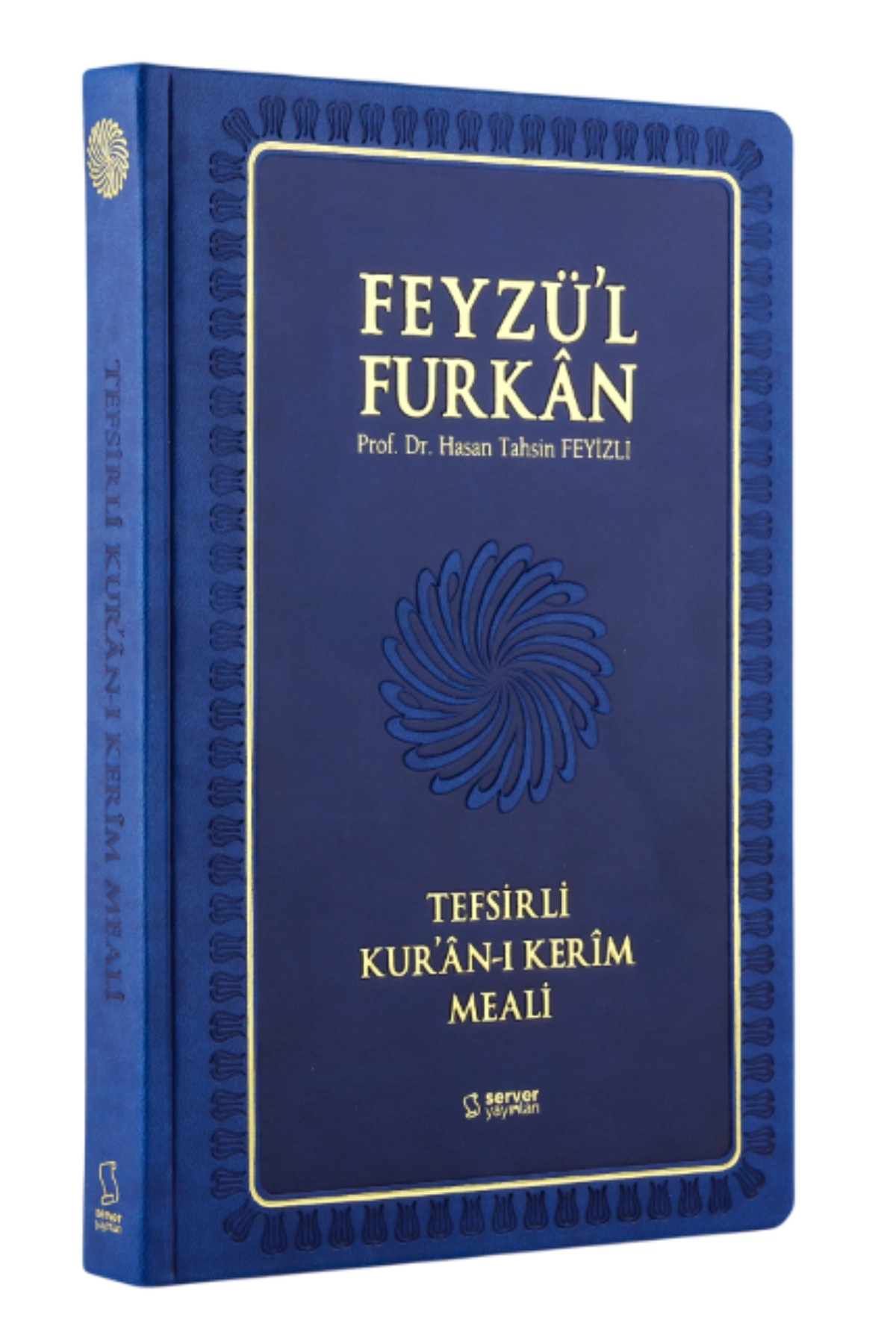 Feyzü'l Furkan Tefsirli Kur'an-ı Kerim Meali Lacivert(ORTA BOY-SADECE MEAL-CİLTLİ)