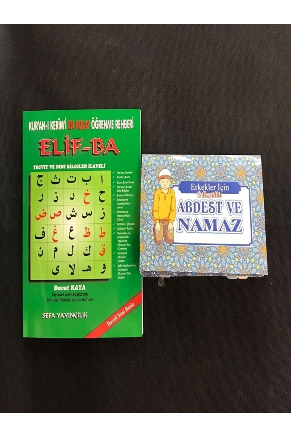 Elif-ba Kuran-ı Kerim'i En Kolay Ögrenme Rehberi Davut Kaya + 3 Boyutlu Namaz Hocası Erkekler Için