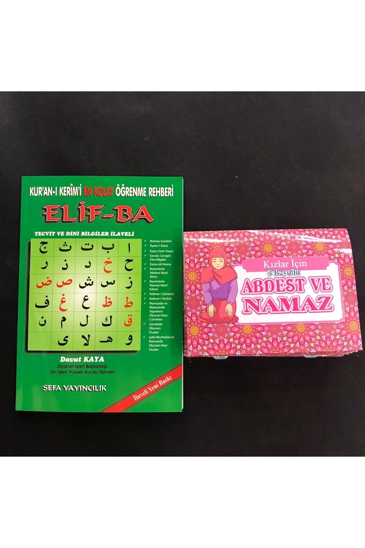 Elif-ba Kuran-ı Kerim'i En Kolay Ögrenme Rehberi Davut Kaya + 3 Boyutlu Namaz Hocası Kızlar Için