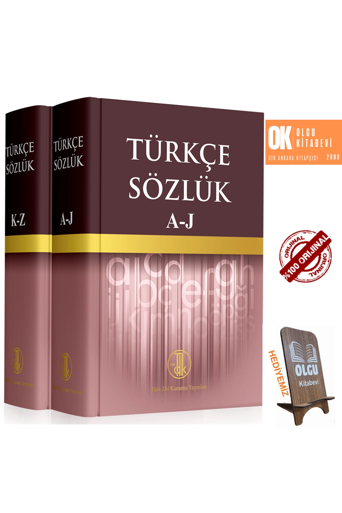 Türkçe Sözlük (2 CİLT) 12. baskı CİLTLİ / TELEFON TUTUCU HEDİYELİ