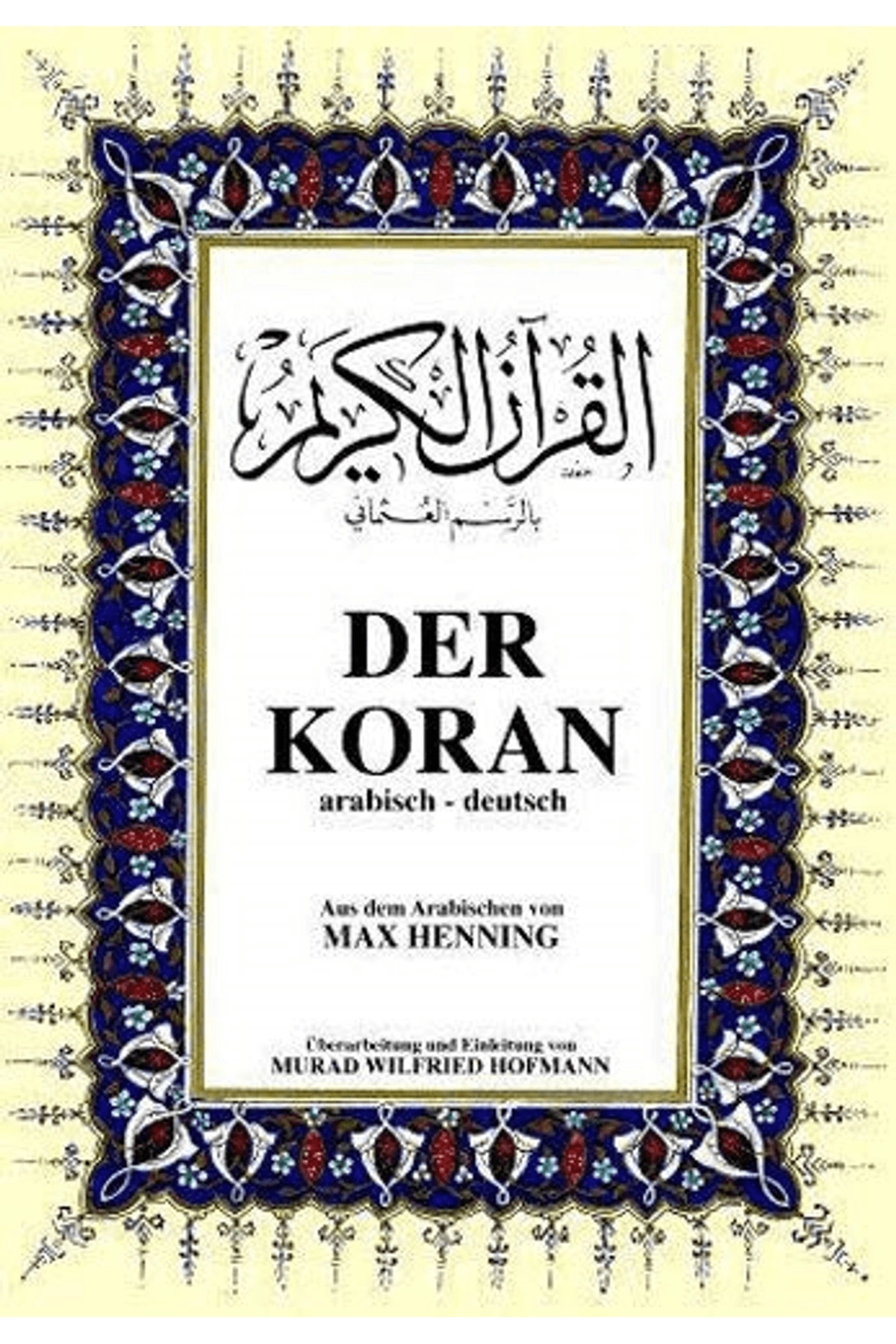 Der Koran Almanca Kuran-ı Kerim ve Tercümesi (Ciltli, Şamua Kağıt, Orta Boy)