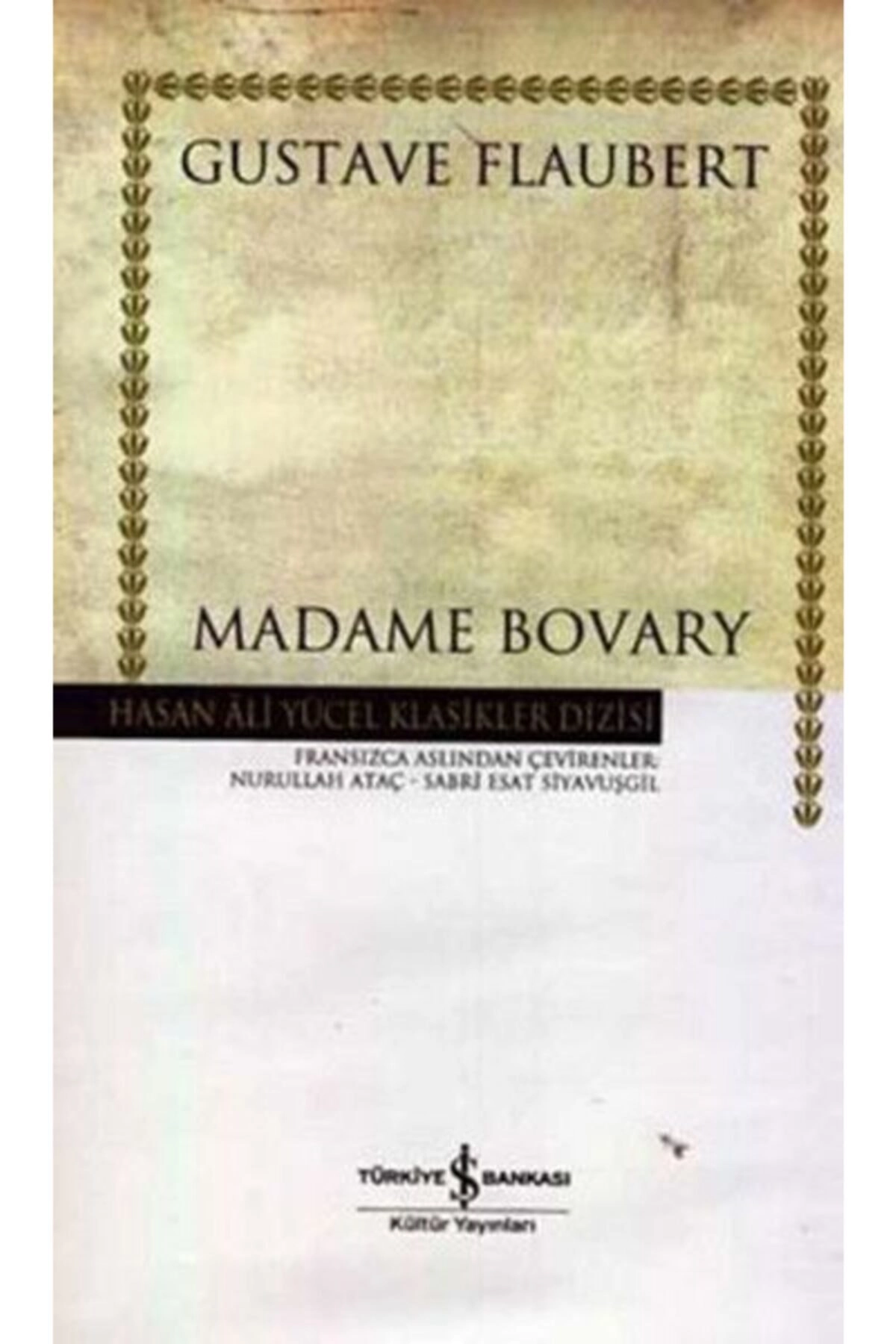 Madame Bovary - Hasan Ali Yücel Klasikleri