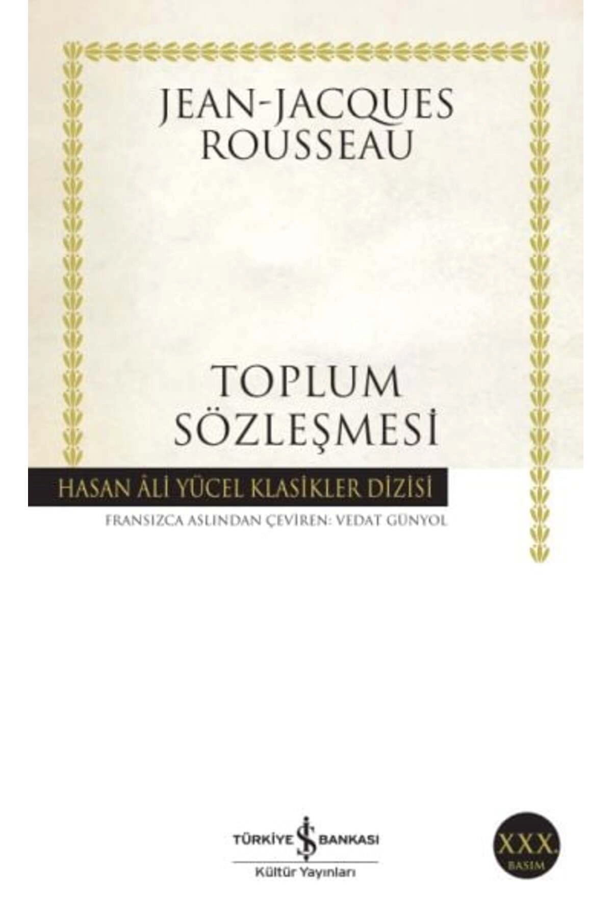Toplum Sözleşmesi Hasan Ali Yücel Klasikleri