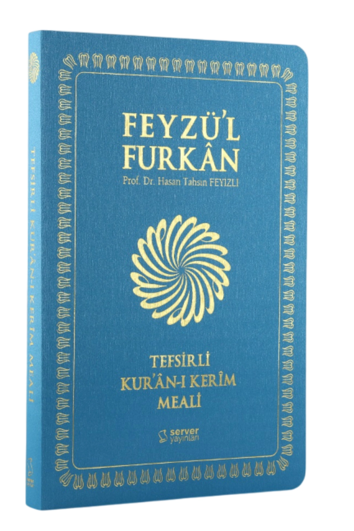 Feyzü'l Furkan Tefsirli Kuranı Kerim Meali Turkuaz(ORTA BOY-SADECE MEAL-İNCE CİLT)