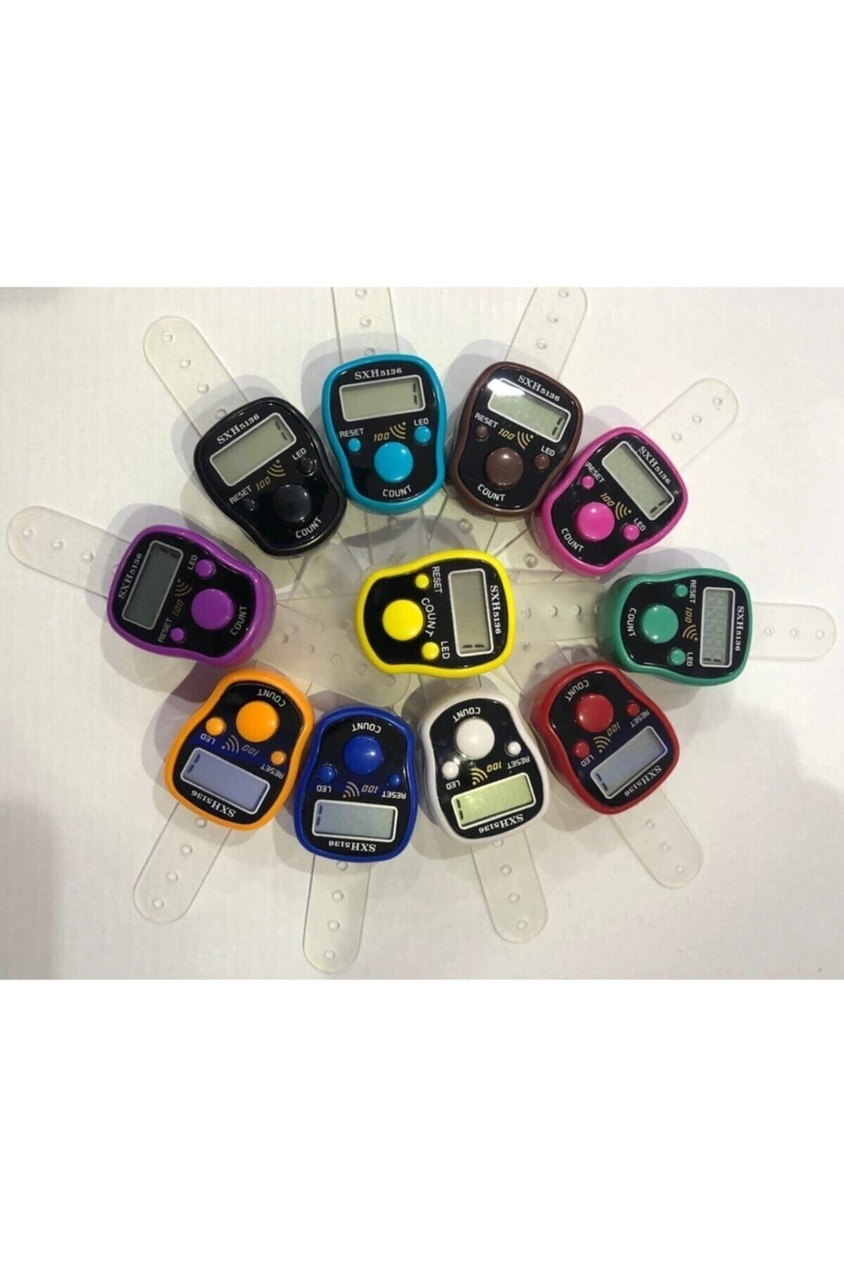 Sesli Işıklı Zikirmatik Her 100 De Alarm Dijital Yüzük