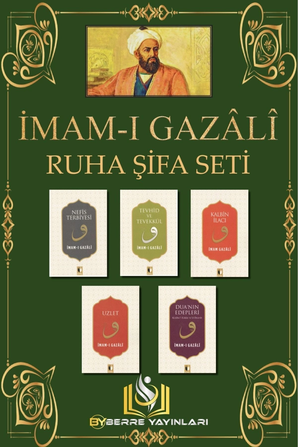 İMAM-I GAZALİ RUHA ŞİFA SETİ 5 KİTAP-BERRE YAYINLARI