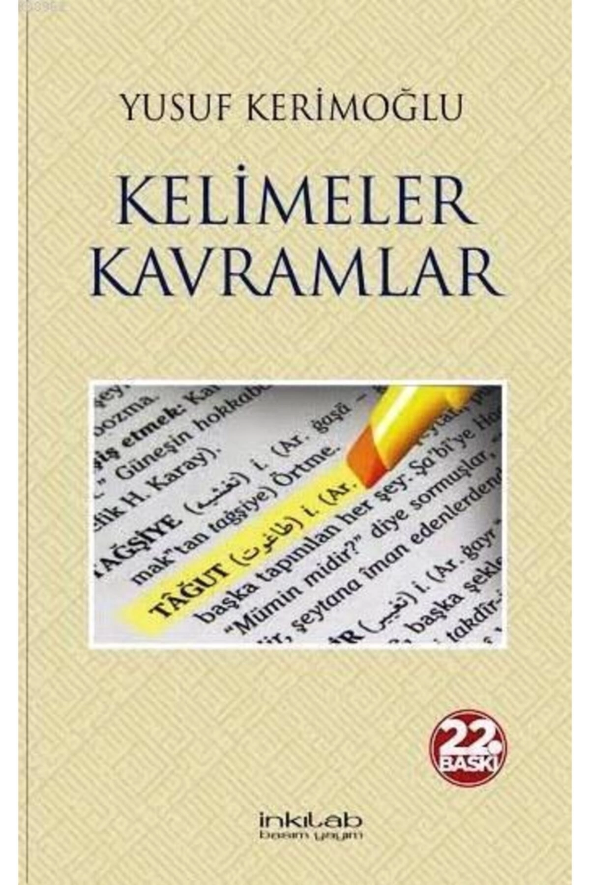 Kelimeler Kavramlar (ciltli)/inkılâb Yayınları/yusuf Kerimoğlu