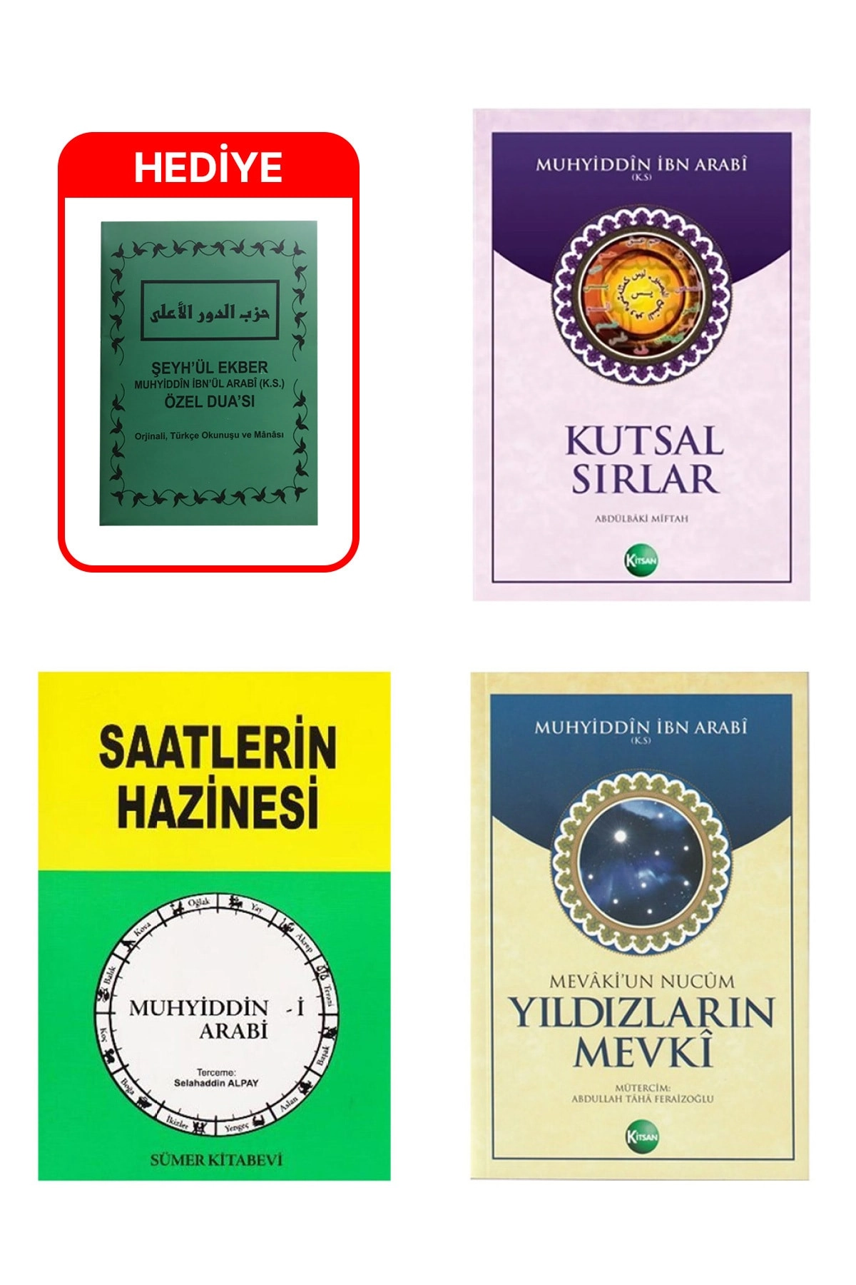 Muhyiddin Ibnül Arabi (ks.) 3 Kitap Seti Ve Hediye Özel Duası