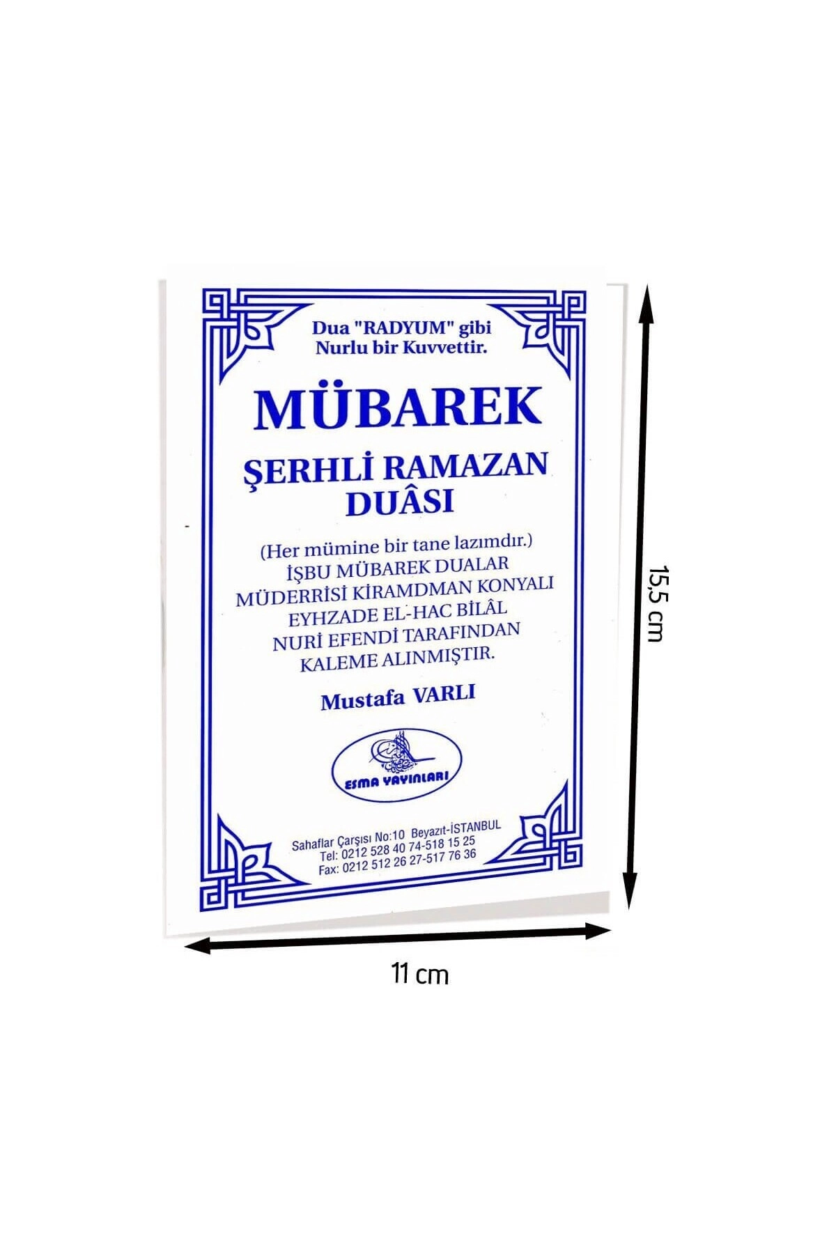 Mübarek Şerhli Ramazan Duası-1361