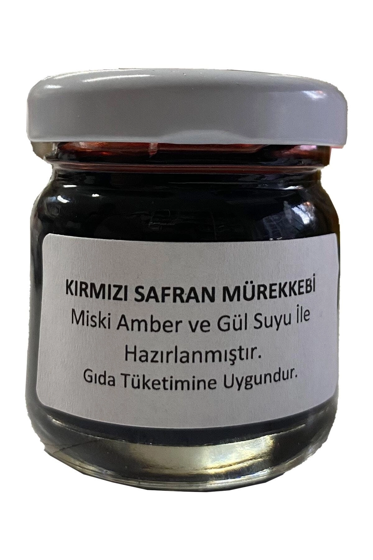 Kırmızı Safran Mürekkebi 40 Ml. Ve Gülsuyu Ile Hazırlanmıştır. Gıda Tüketimine Uygundur