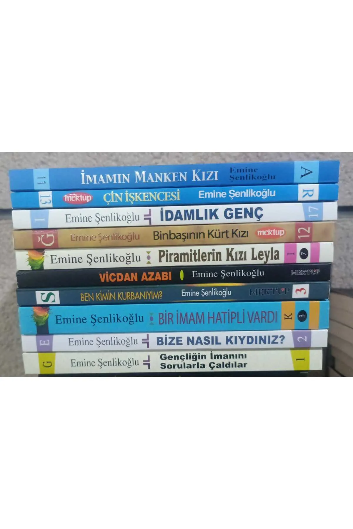 Emine Şenlikoğlu Romanları, 10 Kitap Set