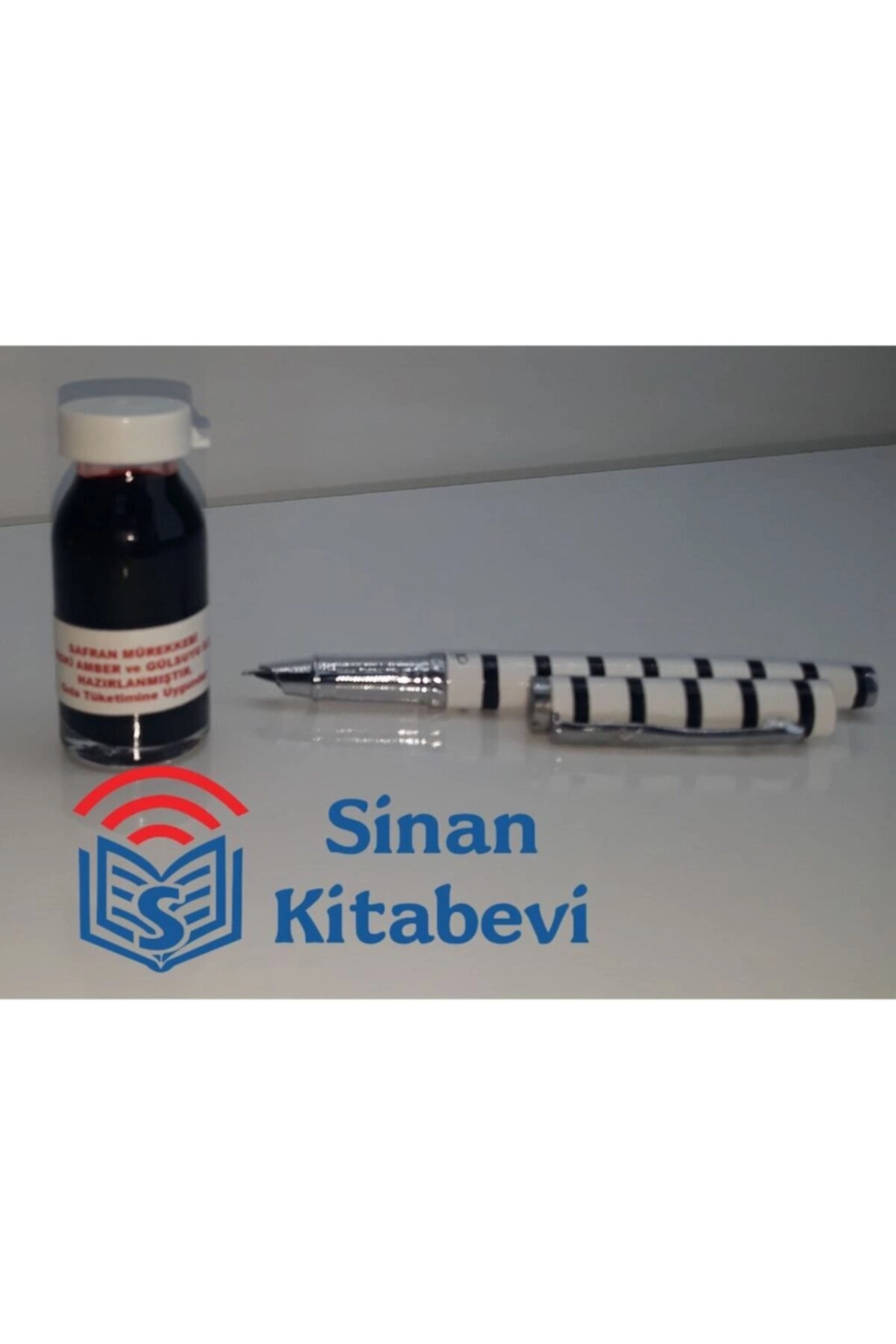 Kırmızı Safran Mürekkebi Ve Safran Kalemi Seti