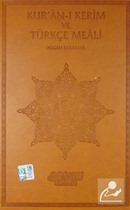 Kur'an-ı Kerim ve Türkçe Meali (Orta Boy-Deri Cilt) Hasan Karakaya