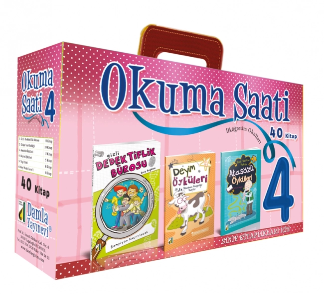 Okuma Saati - 4 (40 Kitap Takım),  Damla Yayınevi