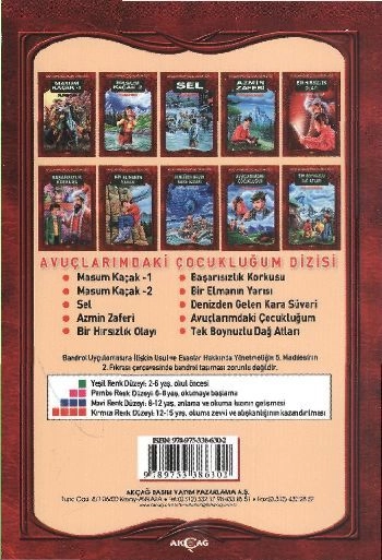 Avuçlarımdaki Çocukluğum Dizisi 10 Kitap Set, Bilginer Onan