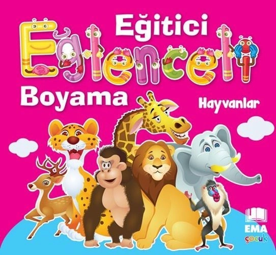 Eğitici Eğlenceli Boyama - Hayvanlar, Ema Çocuk