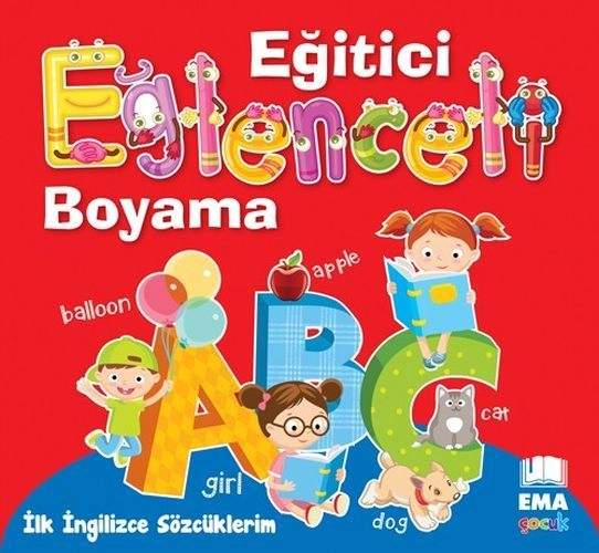 Eğitici Eğlenceli Boyama - İlk İngilizce Sözcük, Ema Çocuk