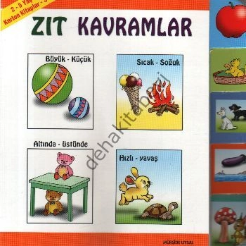 Karton Kitaplar 3 / Zıt Kavramlar (2 - 5 Yaş) Kod:57