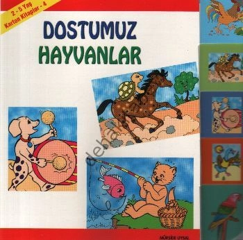 Karton Kitaplar 4 / Dostumuz Hayvanlar (2 - 5 Yaş) kod:58