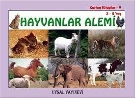 Karton Kitaplar 9: Hayvanlar Alemi, 2 5 Yaş, Uysal Yayınevi