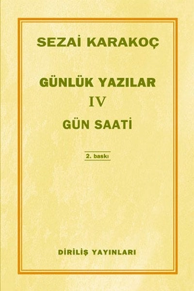 Günlük Yazılar 4 Gün Saati