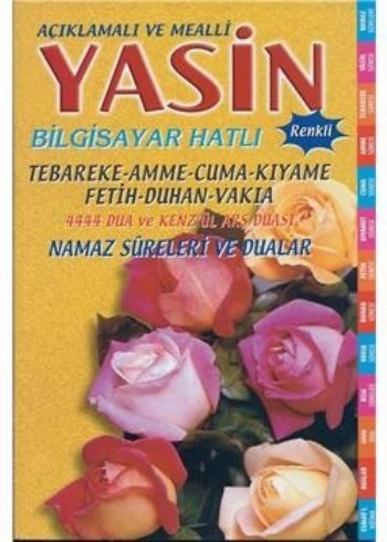 Merve Orta Boy Açıklamalı ve Mealli Yasin, Sarı ( YASİN 016 )