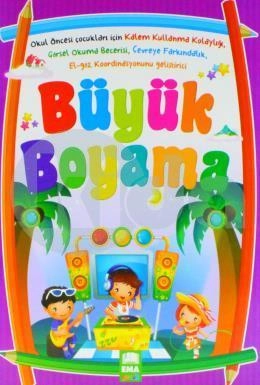 Büyük Boyama 8 Kitap Takım, Ema Çocuk