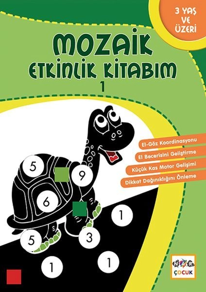 Mozaik Etkinlik Kitabım - 1; Daire, 3+ Yaş, Kolektif
