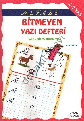 Alfabe Tükenmeyen Yazı Defteri, Uysal Yayınları