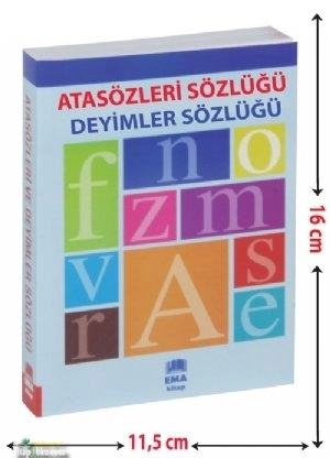 Atasözleri Ve Deyimler Sözlüğü (Çanta Boy - K.Kapak), Ema Kitap