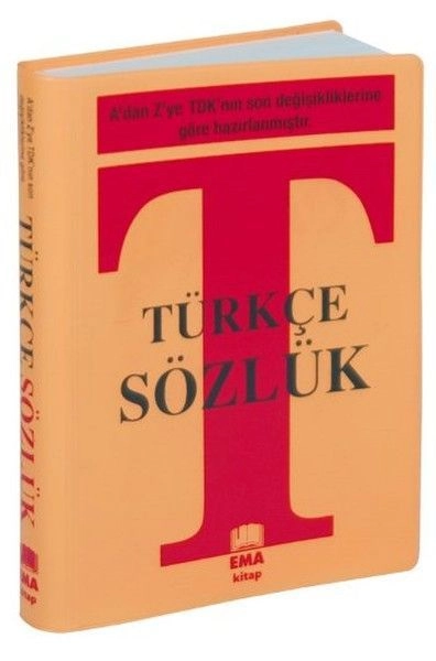Türkçe Sözlük  (Plastik Kapak, Çanta Boy), Ema Kitap