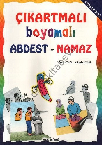 Çıkartmalı Boyamalı Abdest-Namaz (Kod:114), Uysal Yayınları
