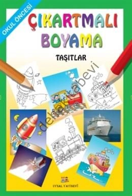 Çıkartmalı Boyama Taşıtlar - Okul Öncesi (Kod:204)