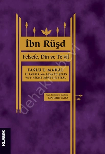 İbn Rüşd Felsefe Din ve Te'vil