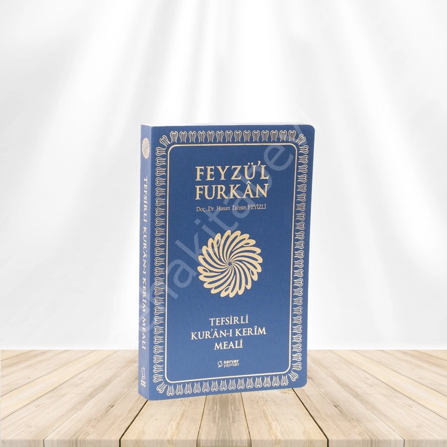 Feyzül Furkan Tefsirli Kuran-ı Kerim Meali, (Orta Boy - Sadece Meal - ince Kapak) LACİVERT