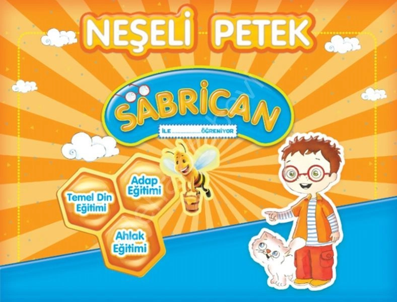 Neşeli Petek Değerler Eğitim Seti (4-6 Yaş), Mavi Uçurtma