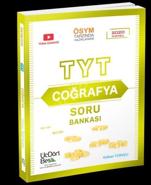 Üçdörtbeş TYT Coğrafya Soru Bankası 2021