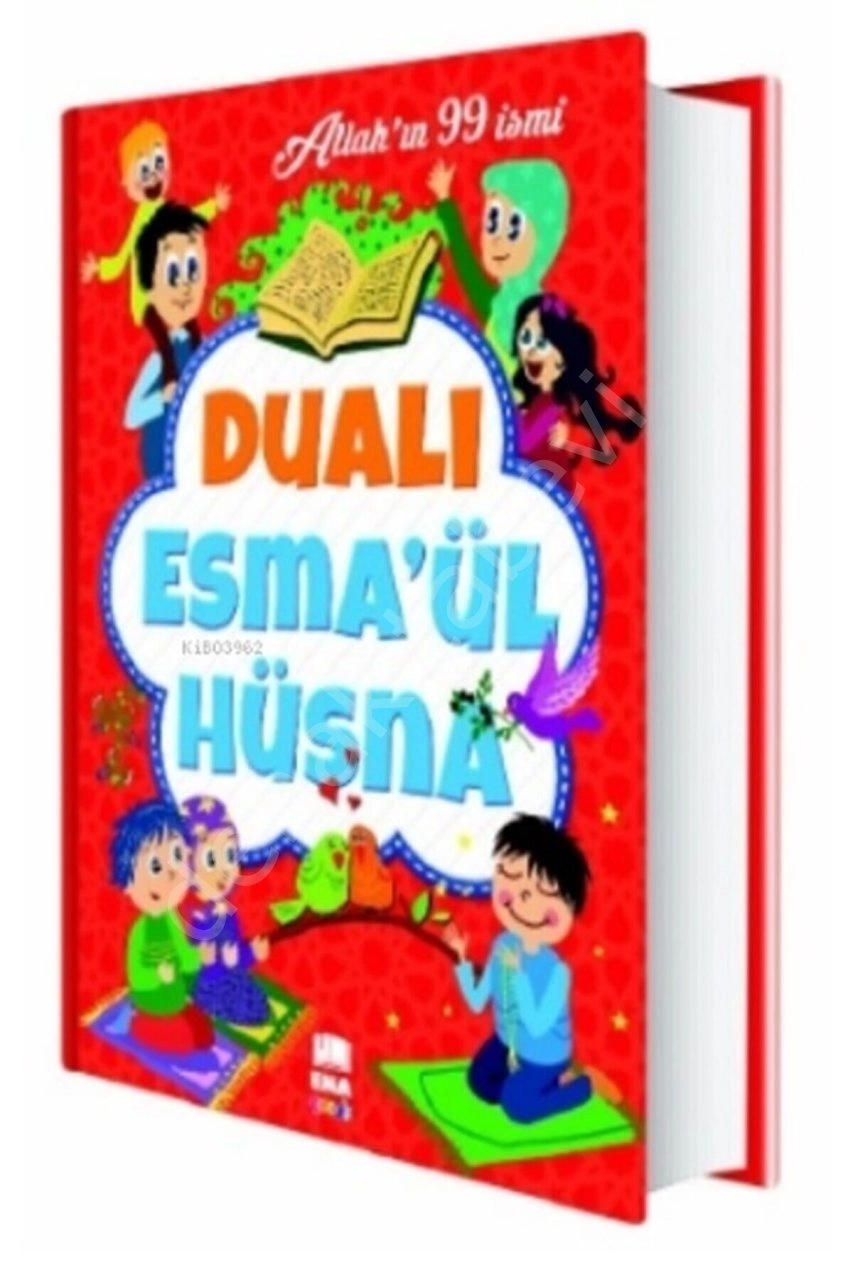 Çocuklar için Dualı Esma'ül Hüsna (Ciltli)