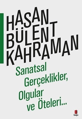 Sanatsal Gerçeklikler,  Olgular ve Öteleri, Hasan Bülent Kahraman
