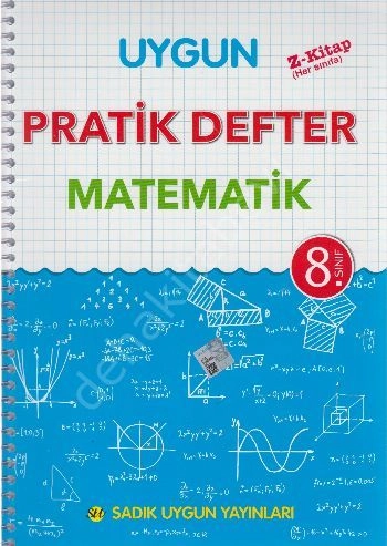 8.SINIF PRATİK DEFTER MATEMATİK, Sadık Uygun