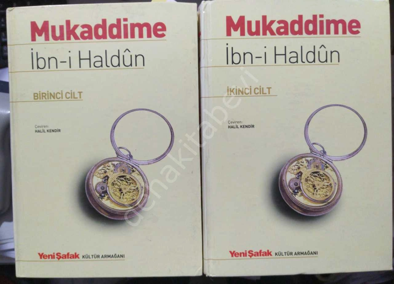 2.el, Mukaddime, İbn-i Haldun, 2 Cilt Takım