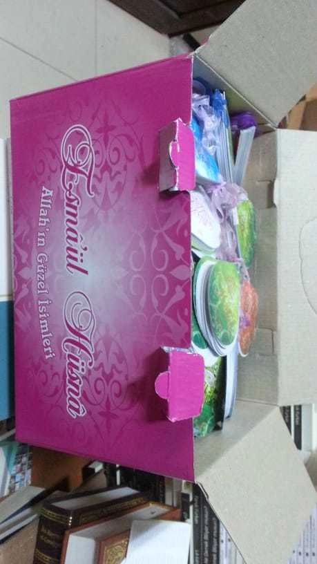 Damla Esmaül Hüsna Kartelası, 100 adet kutulu