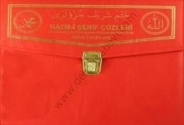 Kur'an-ı Kerim Hatim Cüzü, 30 Cüz Çantalı Cami Boy (Kod:110)