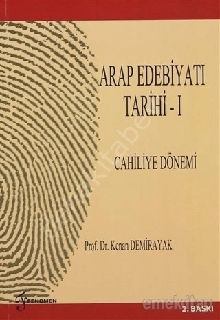 Arap Edebiyatı Tarihi 1 Cahiliye Dönemi