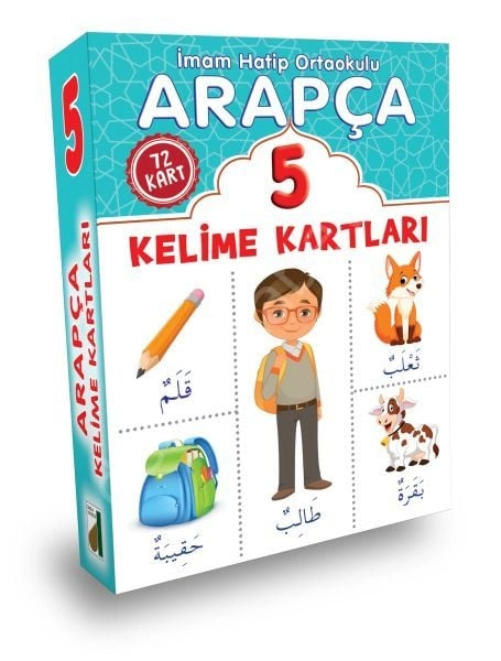 Arapça-5 Kelime Kartları, Damla Yayınevi