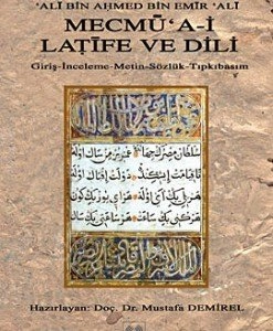 Mecmu'A-İ Latife Ve Dili  ( Giriş-İnceleme-Matin-Sözlük-Tıpkıbasım )